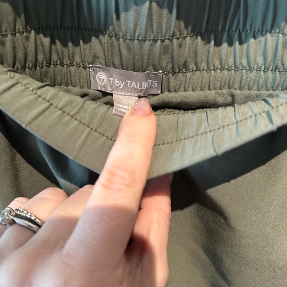 T by Talbots Golf Skort Women Size L Green With Pockets Built In Shorts - Picture 2 of 7